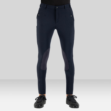 Rijbroek Euro-star Gabriel Grip Connect Knee Nacht Marineblauw