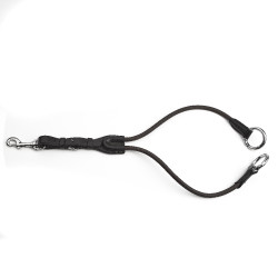 Shires Velociti Gara elastische ringmartingaal-attachment Zwart