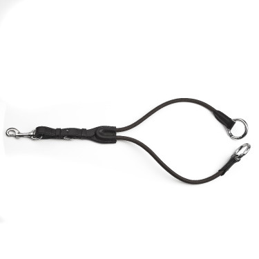 Shires Velociti Gara elastische ringmartingaal-attachment Zwart