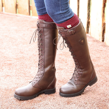 Shires Moretta Teramo veterschoenen voor buitenritten Donkerbruin