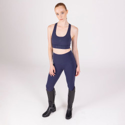 Sportbeha React Shires Aubrion Middernacht Blauw