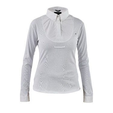Shires Aubrion blouse met lavallièrer kraag met lange mouwen Wit
