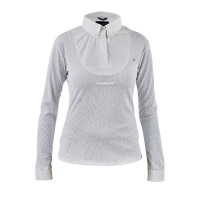 Shires Aubrion blouse met lavallièrer kraag met lange mouwen Wit