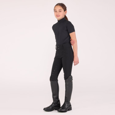 Wedstrijdshirt Optima Gx jonge ruiter Shires Aubrion Zwart
