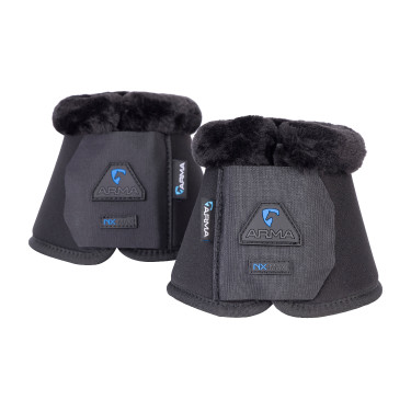 Shires SupaFleece neopreen springschoenen Zwart