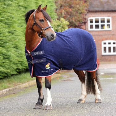 Shires Winnie & Me fleece deken Marine Marineblauw