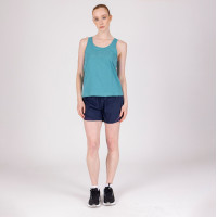 Shires Aubrion React katoenen tanktop Nevel Blauw