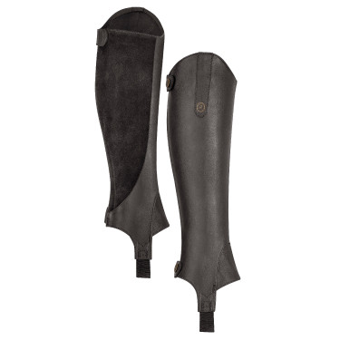 Synthetische mini-chaps voor volwassenen Shires Moretta Zwart