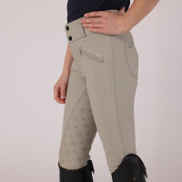 Rijbroek Optima LX voor jonge ruiters Shires Aubrion Beige