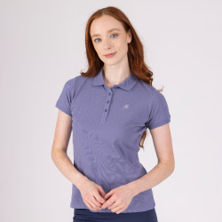 Polo met korte mouwen Equestrian Shires Aubrion Onweer Blauw Polo met korte mouwen Equestrian Shires Aubrion Onweer Blauw