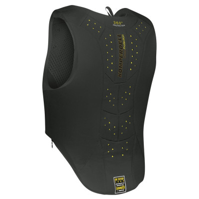 Beschermvest Komperdell Frontzip Junior Zwart