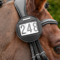 Shires Velociti hoofdstelnummerhouder Zwart
