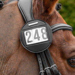 Shires Velociti hoofdstelnummerhouder Zwart