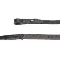Zachte rubberen teugels 54" Shires Velociti Gara Zwart