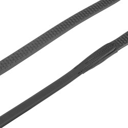 Zachte rubberen teugels 54" Shires Velociti Gara Zwart