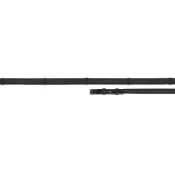 Continentale rubber teugels Shires Velociti Gara Zwart / zwart