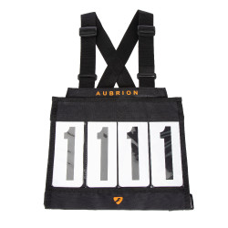 Set Shires Aubrion startnummers Zwart
