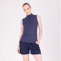 Korte sweater React Shires Aubrion Middernacht Blauw Korte sweater React Shires Aubrion Middernacht Blauw