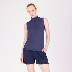 Korte sweater React Shires Aubrion Middernacht Blauw