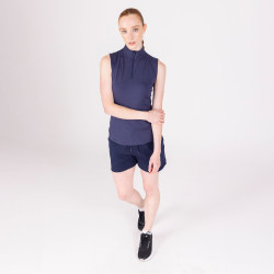 Korte sweater React Shires Aubrion Middernacht Blauw