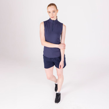 Korte sweater React Shires Aubrion Middernacht Blauw