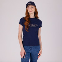 T-shirt Equestrian Shires Aubrion Middernacht Blauw