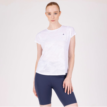 Technisch T-shirt React Shires Aubrion Wit