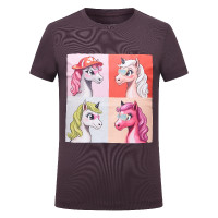 Kinder T-shirt met korte mouwen Imperial Riding Enjoy Chocolade Bruin