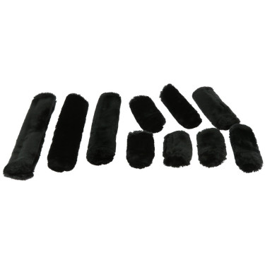 Set voor halster Equithème Teddy Zwart Set voor halster Equithème Teddy Zwart