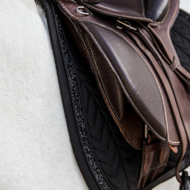 Zadeldekje Kentucky Glitter Stone dressuur Zwart