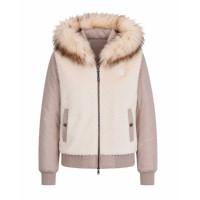 Bombers Pénélope Lyon réversible dames Ecru Wit