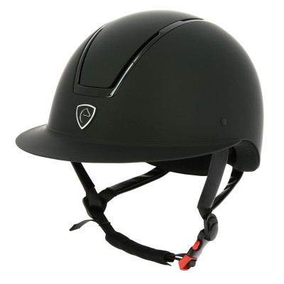 Casque Equi-Theme Glint Mat Noir / noir brillant