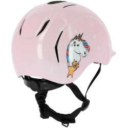Equithème-helm EK Pady Eenhoorn Roze