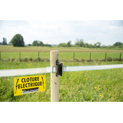 Verkeersbord omheining Beaumont