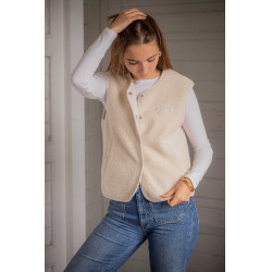 Pénélope Charline dames bodywarmer – ruitersport fleece