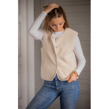 Pénélope Charline dames bodywarmer – ruitersport fleece