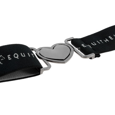 Elastische riem Ik hou van je Equithème EK- Hart