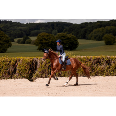 Lederen en rubberen teugels K by Equithème K-Grip