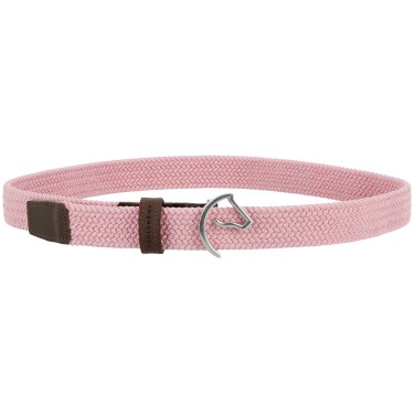 Gevlochten riem Equithème EK-Horse Roze