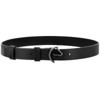 Leren riem Equithème EK-Horse Zwart