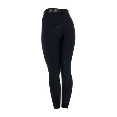 Damesbroek slim fit hoge taille Equestro Ridertechnology full grip