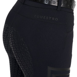 Damesbroek slim fit hoge taille Equestro Ridertechnology full grip