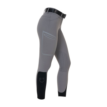 Slim fit damesbroek met hoge taille Equestro Ridertechnology met gelaste naden