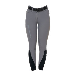 Slim fit damesbroek met hoge taille Equestro Ridertechnology met gelaste naden