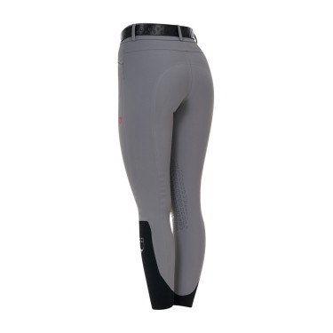 Slim fit damesbroek met hoge taille Equestro Ridertechnology met gelaste naden
