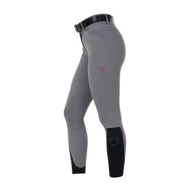 Slim fit damesbroek met hoge taille Equestro Ridertechnology met gelaste naden