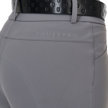 Slim fit damesbroek met hoge taille Equestro Ridertechnology met gelaste naden