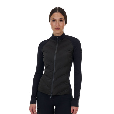 Technische damesbovenzijde Equestro Ridertechnology Hybrid Zwart