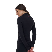Technische damesbovenzijde Equestro Ridertechnology Hybrid Zwart