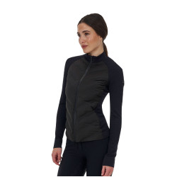 Technische damesbovenzijde Equestro Ridertechnology Hybrid Zwart